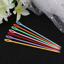 30pcs Plastic Knitting Sewing Needles Children Weave Education Crochet Hook