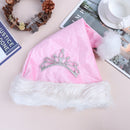 Pink Crown Christmas Hats Children's Day Santa Costume Hair Accessories OZ