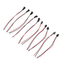 10pcs 2Pin Wire Lead Battery Connector Adapter LED Strip Connectors Cable 10cmLJ