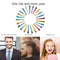 50pcs Colorful Single Prong Alligator Hair Clips Aluminum Flat Hairpins