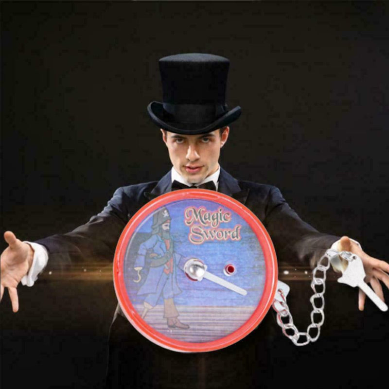 Magical Chain Tricks Penetrate Close Up Illusion Gimmick Props New Mentalis U4B8