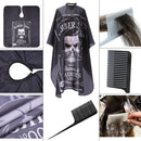 Professional Hair Cut Salon Cape Hairdressers Gown with Coloring Dyeing Comb