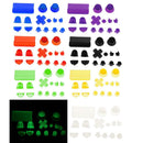 Clear Green Full Button Trigger Replacement Mod Set for Playstation 4 Controller