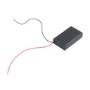 3 Pcs Two Wire ON/OFF Switch 3 x 1.5V AAA Battery Holder Case w Cover O1T6