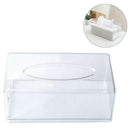 Tissue Boxes Transparent Bath/Toilet Paper Tissue Container Tissue Boxes fo