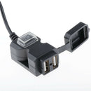Safety Double USB Handlebar Phone Charger Adapter E-bike Socket Quick Charge 9V