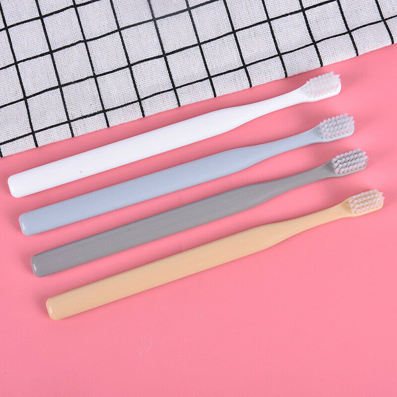 4PCS Soft Bristle Small Head Toothbrush Travel Brush Tooth Care Oral Hygien `US