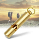 Multifunction Tool Outdoor Emergency Survival Camping Whistle dB Brass Gift