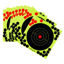 Set of 10 8inch Shooting Targets Splatter Fluorescent Gun Range Paster
