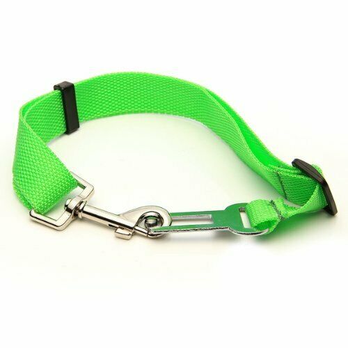Green Dog Puppy Pet Safety Seat Belt Car Vehicle Harness Seatbelt Adjustabl