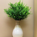 Artificial Shrubs (8-Pack); Faux Plastic Leafy Green Imitation Boxwood Plan V4N4