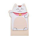 Korean Lucky Cat Beckoning Maneki Neko  Memo Bookmark Sticky NotesOZ