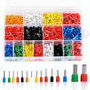 2120PCS wire Terminals Wire Copper Crimp Connector Insulated Cord Pin End T