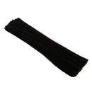 100 Pieces Shilly-stick Chenille Stems Pipe Cleaners Kids DIY Toys - White&Black