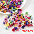 200 X Dried Flower Head Daisy Glass Cover Nail Art Filling Epoxy Hand Craft DIY