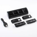 4 in 1 Charger Dock for Wii Remote, Remote Control Charger Docking Station with