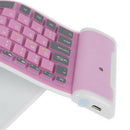 Waterproof Portable Silicone Mute Gaming Wireless Keyboard For Laptops