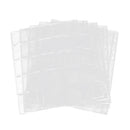 Clear Plastic Coin Pocket Page Protectors Coin Collections Holders Storage