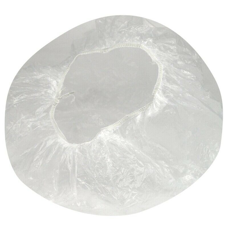 5X(40pcs Disposable one-off Clear Spa Hair Salon Home Shower Bathing ElastiR2J5)