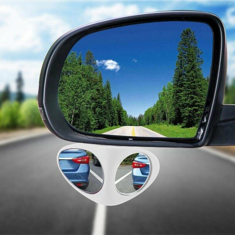2 In 1 Car Blind Spot Mirror Wide Angle Mirror 360 Rotation Adjustable Conv E1Z9