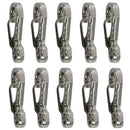 10 x EDC ALUMINIUM ALLOY MINI PARACORD CARABINER CLIPS SNAP HOOKS BUSHCRAFT