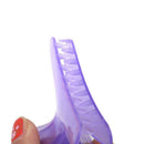12pcs Plastic Colorful Transparent Hairdressing Tool Butterfly Hair Claw Sa