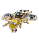 Fashionable Bumble Bee Crystal Brooch Pin Costume Badge Party Jewelry Gift FJ9O4