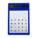 Ultra Thin Touch Screen 8 Digit Solar Power Transparent Calculator Office S P2O7