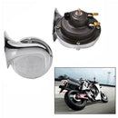1Pair 12V 118dB Loud Dual Tone Electric Snail Air Horn Car Motorcycle Truck New