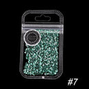 Lulaa 12 Colors/Set Chameleon Color Nail Sequins Rhombus Colorful Glitter F