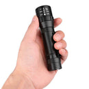 Zoom T6+COB LED Flashlight USB Rechargeable 4 Modes IP44 Waterproof Torch