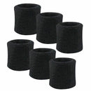 6 Pack Men Women Wrist Sweatband Sports Wristband for Running, Gym Workout, D2J3