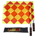 Soccer Referee Flags Professional Fair Play Football Linesman Flags With BagJ&+