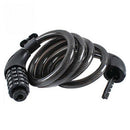 Bike Lock Cable Heavy Duty 5-Digit Self Coiling Resettable Combination Code