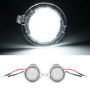 1 Pair LED 450LM Side Mirror Puddle Lights ABS for Ford Edge Mondeo Explorer