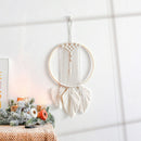Hand-woven Tapestry Bohemian Lace Dream Catcher Tassel Wall Hanging MacrameBX