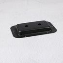 Black recessed steel 1/4" headphone jack plate rca binding post board dish G0HTE