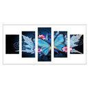Butterfly 5D DIY Full Drill Colorful Diamond Painting 5-pictures Combinatio S1Z6