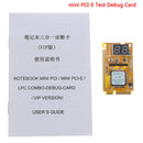 1Pcs Mini PCI-E PC laptop diagnostic post test debug card + LPC cable  OZ