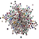 300x Colorful Crystal Loose Beads Faceted Beads for Sewing on Clothes 4mm