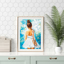 5D DIY Full Drill Diamond Painting Ballet Girl Cross Stitch Embroidery Set