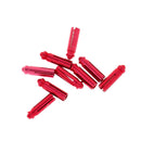 9Pcs Anodised Aluminum Dart Flight Savers /Protectors for Dart Steel Tip Red