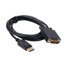 Display Port to DVI 6.6 Feet Cable 1080P, DisplayPort DP to DVI-D Male to Male