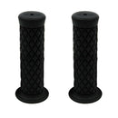 2 Pair Motorcycle Retro Left and Right Handle Bar Handlebar Grips Black & Dark