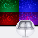 Usb Crystal Night Lamp Projector 500Ml Air Humidifier Desktop Aroma Diffuse