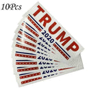 10 packs of 2020 elections  President Donald Trump car stickers decoration V8I6