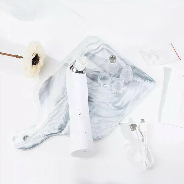 Blackhead Remover Machine Pore Cleaner Portable 4 Replaceable Heads Suction D1H6