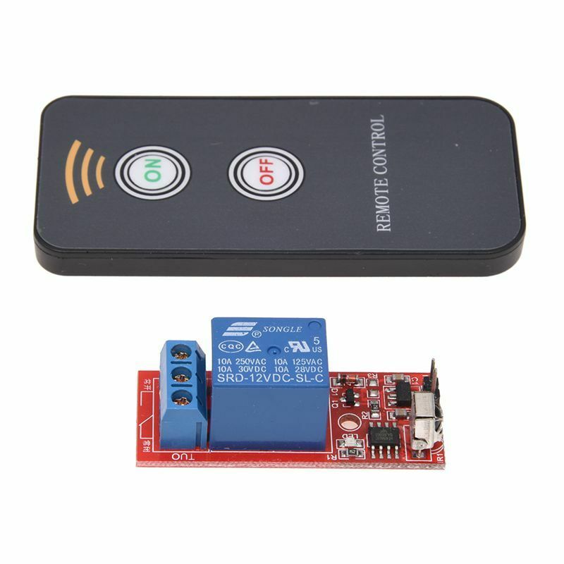 Relay Module 1 channel Remote Control Switch Wireless IR 12V DC D2C1