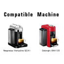 Reusable Stainless Espresso Coffee Capsule Pod Converter Adapter Filter