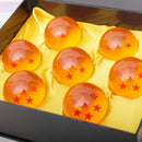 1 set of 7 Stars Crystal Balls 3.5CM Dragon Ball Z New Box 7Pcs Complete Orange